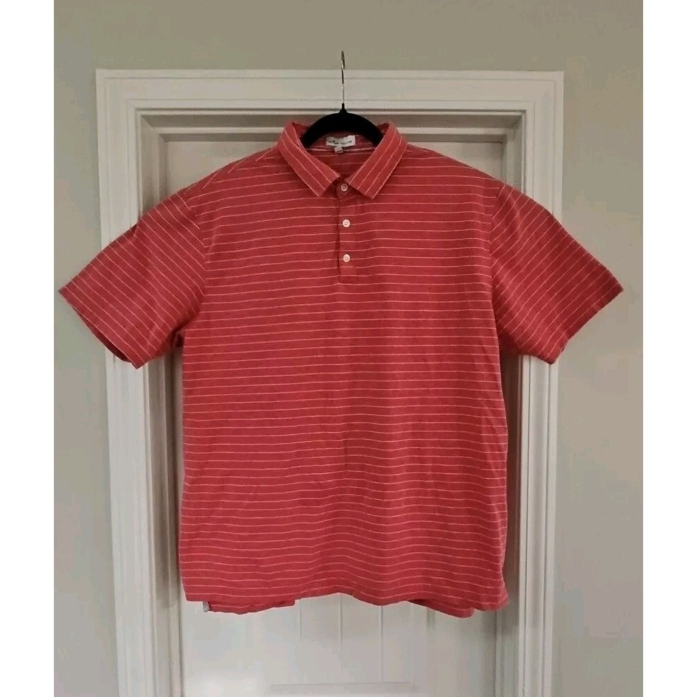 Peter Millar Men's Golf Polo Shirt Short Sleeve Size XL Cotton Blend